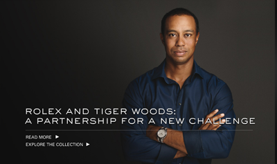 tiger woods rolex commercial