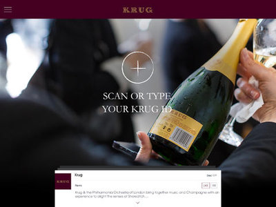 Champagne Krug launches ID code … a new way of communicating with