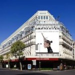 Exterior of Galeries Lafayette Haussmann flagship