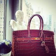 Hermes Birkin handbag; image courtesy of Portero