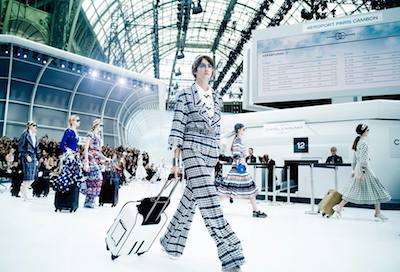 Chanel ss16 runway airport