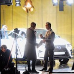 Jude Law at "The Life RX" live performance