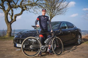 Picture by Alex Whitehead/SWpix.com - 11/03/2016 - Cycling - Tour de Yorkshire - Maserati and David Millar - Scarborough, Yorkshire, England.