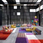 Roche Bobois Mah Jong sofa