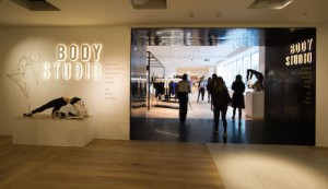 Selfridges' The Body Studio entrance