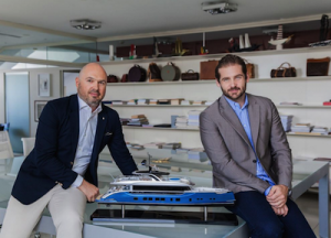 trussardi x dynamiq yachts CEOs