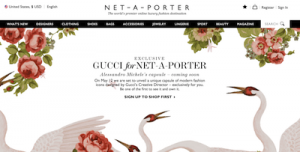 net-a-porter gucci capsule web