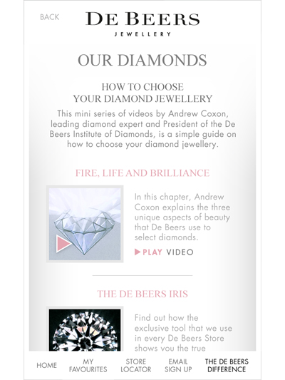 De Beers marries products, expert advice through first app launch ...