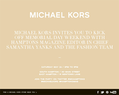 michael kors email