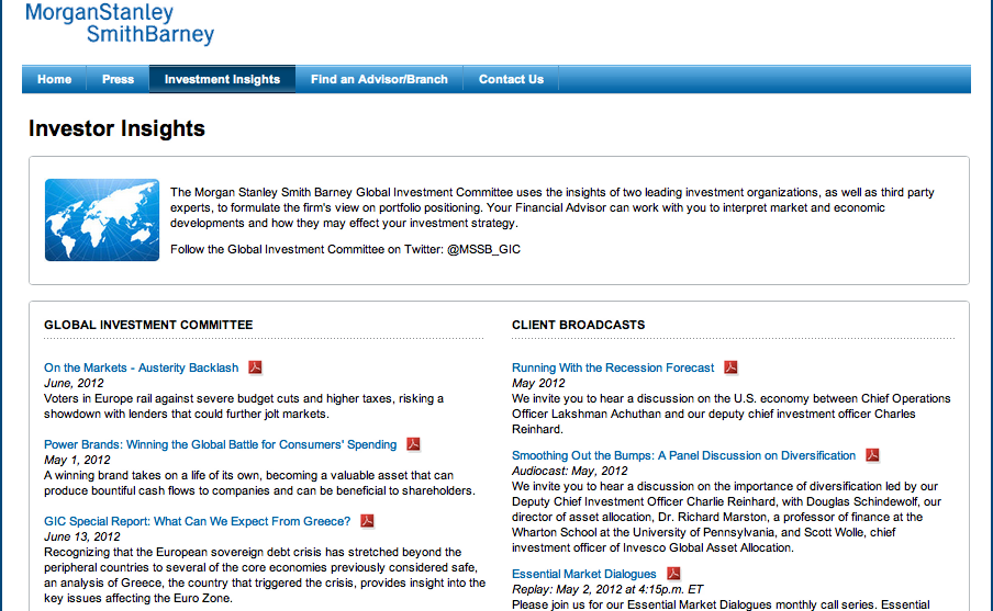 morgan stanley smith barney contact us