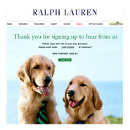 ralph lauren email sign up