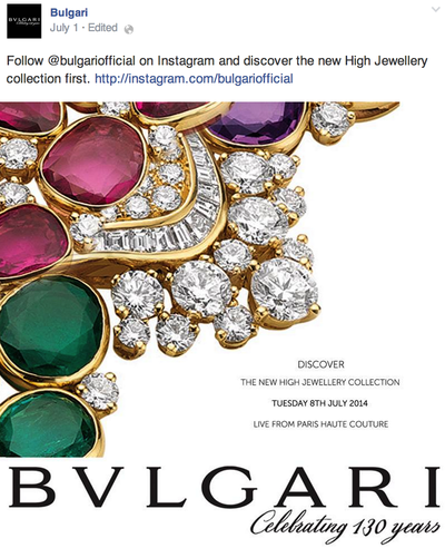 bulgari jewellery instagram