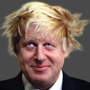 Harvey Nichols' "Great Men" campaign featuring Boris Johnson