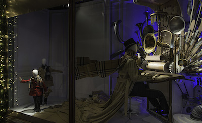 Burberry Harrods window