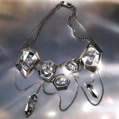 Jean paul gaultier swarovski necklace Clearance