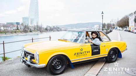 Zenith catches lift to Baselworld in fleet of branded classic cars