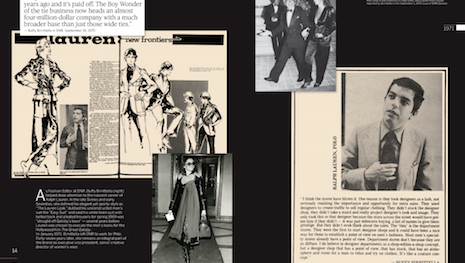 Ralph Lauren as seen in WWD Magazine - Dickinson Cameron