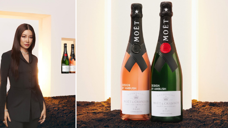 Virgil Abloh Is Releasing a Limited-Edition Moët & Chandon Champagne Bottle