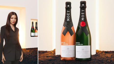 Social media strategy among LVMH champagne brands