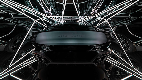 Aston Martin debuts sculpture inspired by Vanquish model